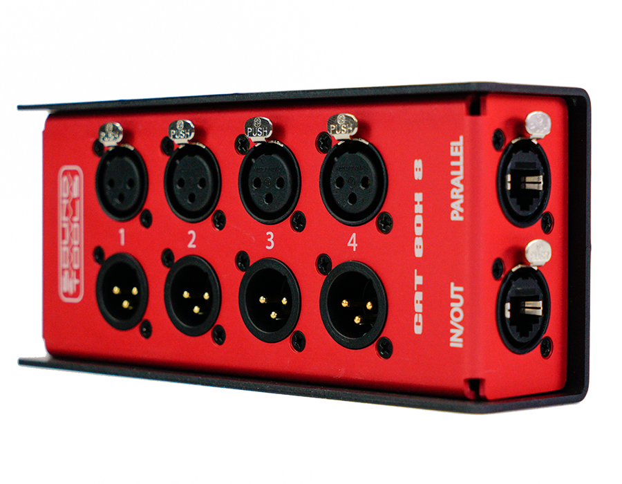 4-Channel Female XLR to Male CAT6 Stage Snakes by LyxPro